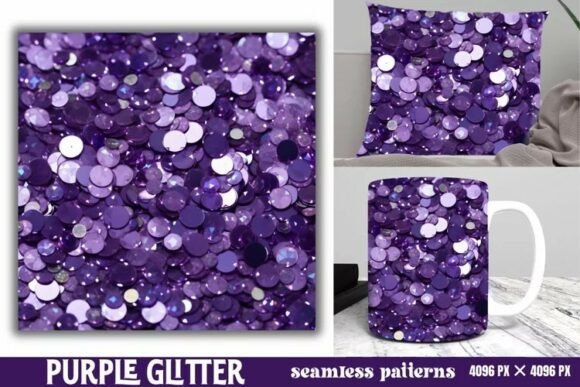 Download Purple Glitter Background Digital Paper - Background Collection