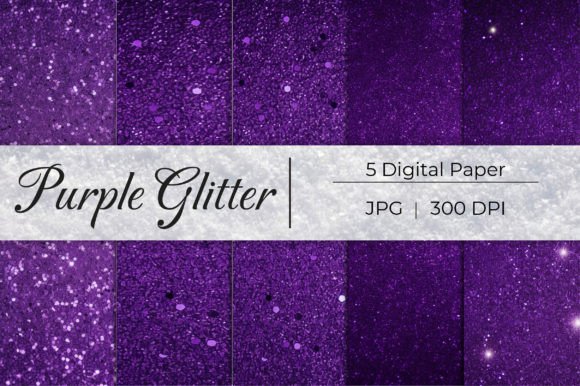 Download Purple Glitter Paper Backgrounds - Background Collection