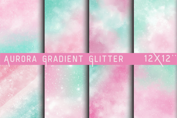 Download Aurora Gradient Glitter Background - Background Collection