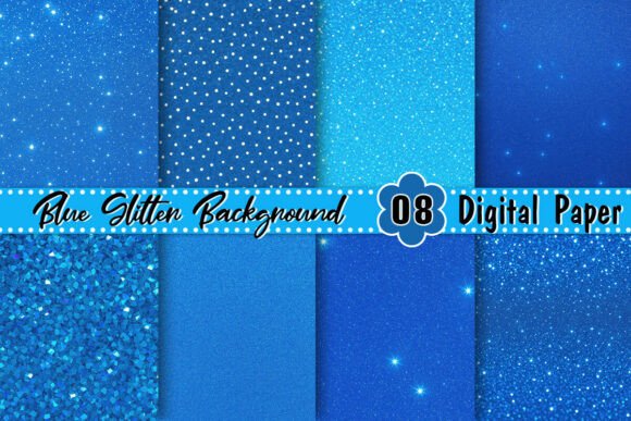 Download Blue Glitter Background - Background Collection