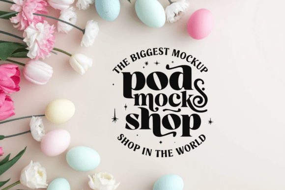 Download Boho Easter Background Mockup - Background Collection