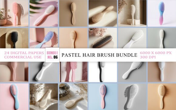 Download Pastel Hair Brush Bundle Soft Background - Background Collection