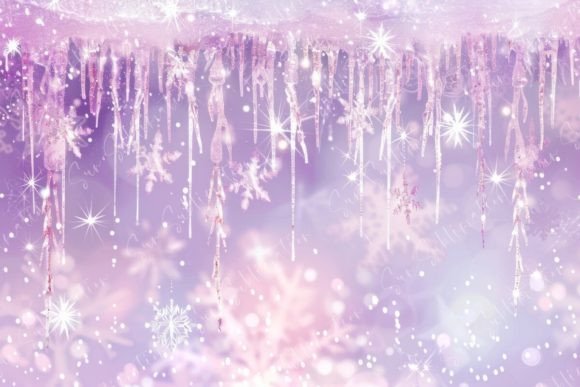 Download Fantasy Winter Background with - Background Collection