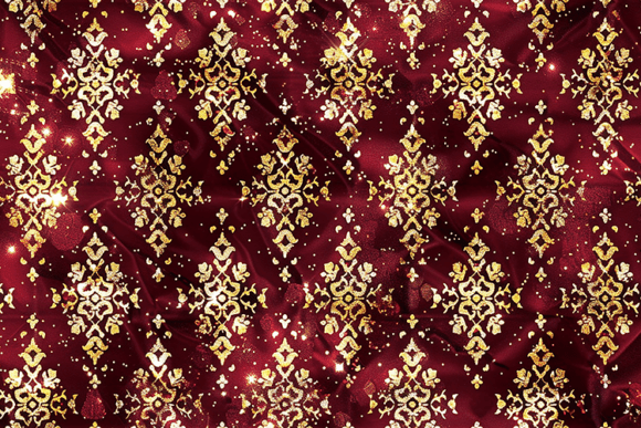 Download Maroon Gold Damask Glitter Background - Background Collection