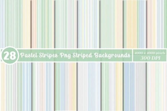 Download Pastel Stripes Png Striped Backgrounds - Background Collection