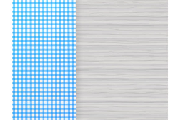 Download Blue Corner Tablecloth on White - Tablecloth Collection