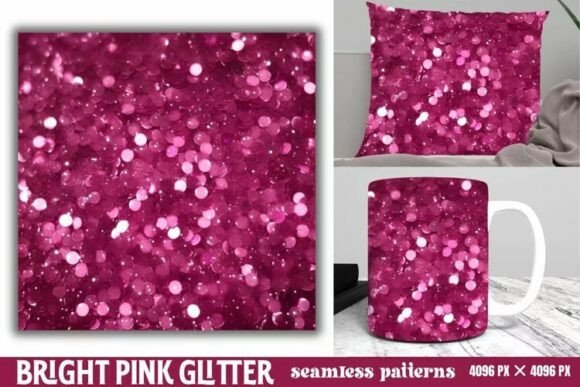 Download Bright Pink Glitter Pattern Background - Background Collection