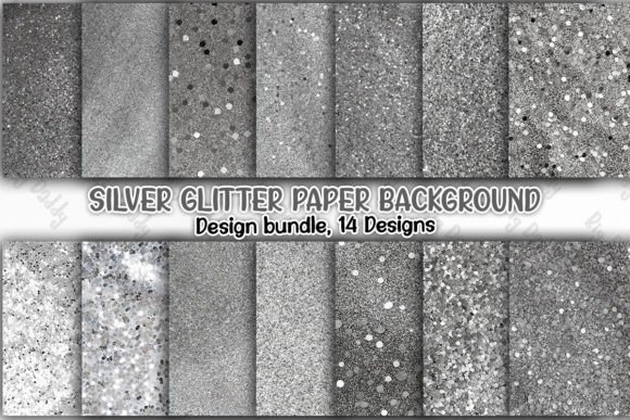 Download Silver Glitter Paper Background Clipart - Background Collection