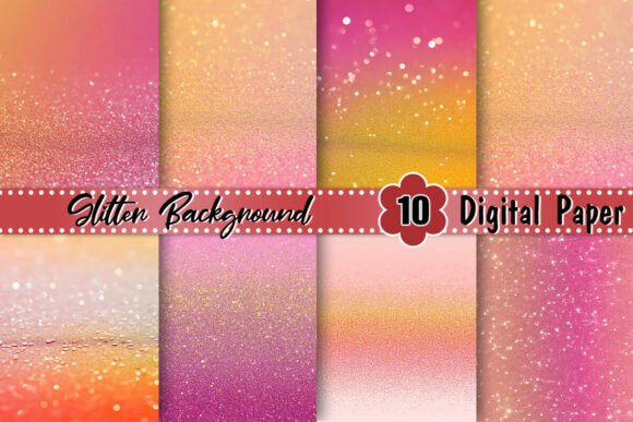 Download Orange Purple Glitter Background - Background Collection