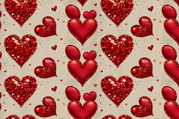 Download Red Glitter Seamless Pattern Background - Background Collection