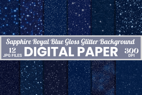 Download Sapphire Royal Glossy Glitter Background - Background Collection