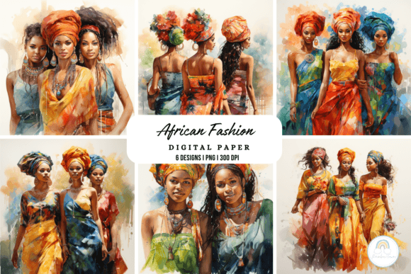 Download African Women Fashion Background - Background Collection