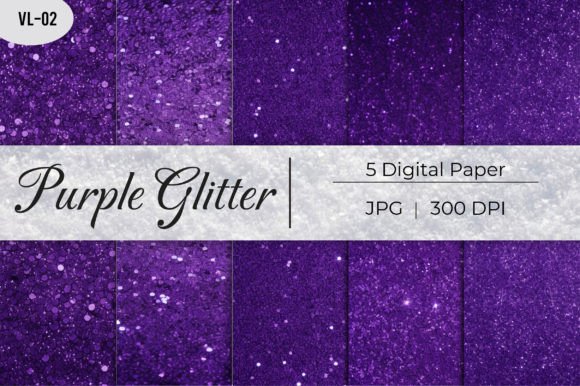 Download Purple Glitter Paper Backgrounds - Background Collection