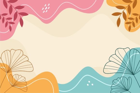 Download Hand Drawn Abstract Aesthetic Background - Background Collection
