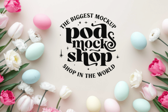 Download Boho Easter Background Mockup - Background Collection