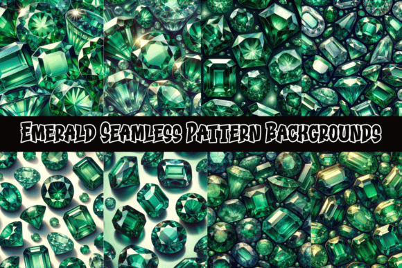 Download Emerald Seamless Pattern Backgrounds - Background Collection