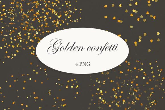 Download Gold Glitter. Confetti Background. - Background Collection