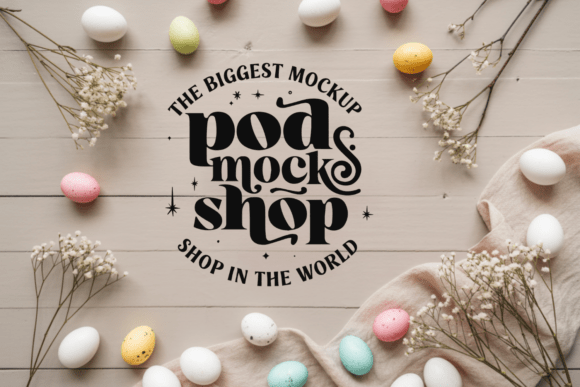 Download Boho Easter Background Mockup - Background Collection