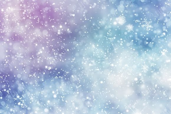 Download Abstract Winter Background with - Background Collection