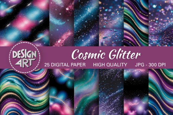 Download Cosmic Glitter Background - Background Collection