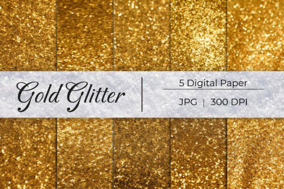Download Gold Glitter Paper Backgrounds - Background Collection