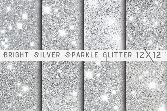 Download Bright Silver Sparkle Glitter Background - Background Collection