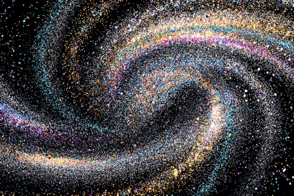 Download Cosmic Galaxy Spiral Sparkle Background - Background Collection
