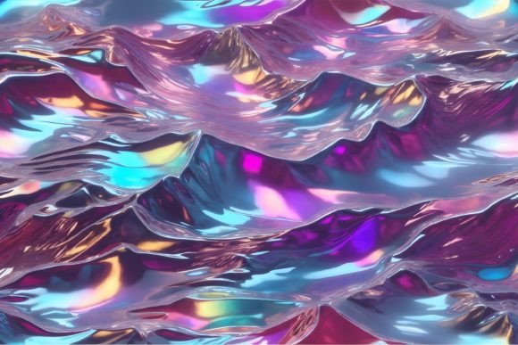 Download Holographic Glossy Foil Background - Background Collection
