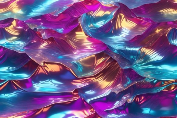 Download Holographic Glossy Foil Background - Background Collection