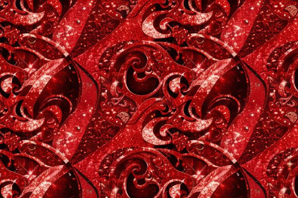 Download Red Glitter Seamless Pattern Background - Background Collection