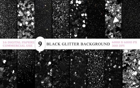 Download Black Glitter Background Textures - Background Collection