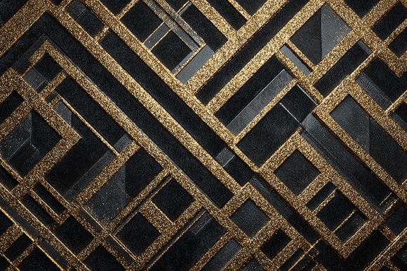 Download Black Gold Geometric Background - Background Collection