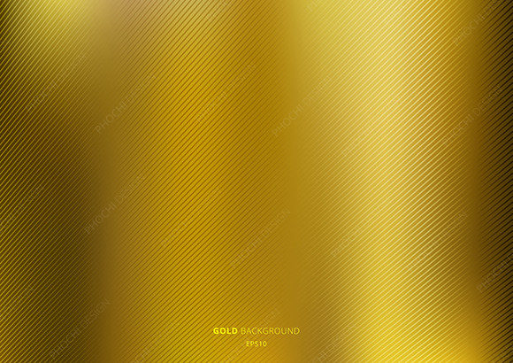 Download Gold Gradient Metal Metallic Background - Background Collection